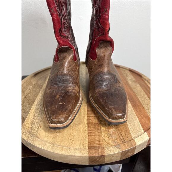 Twisted X WWT0027 Western Snip Toe Red Embroidered Cowgirl Boots Size 5‎ 1/2B - Picture 5 of 15